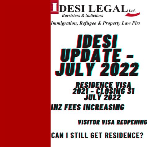 2021 residence visa update.
